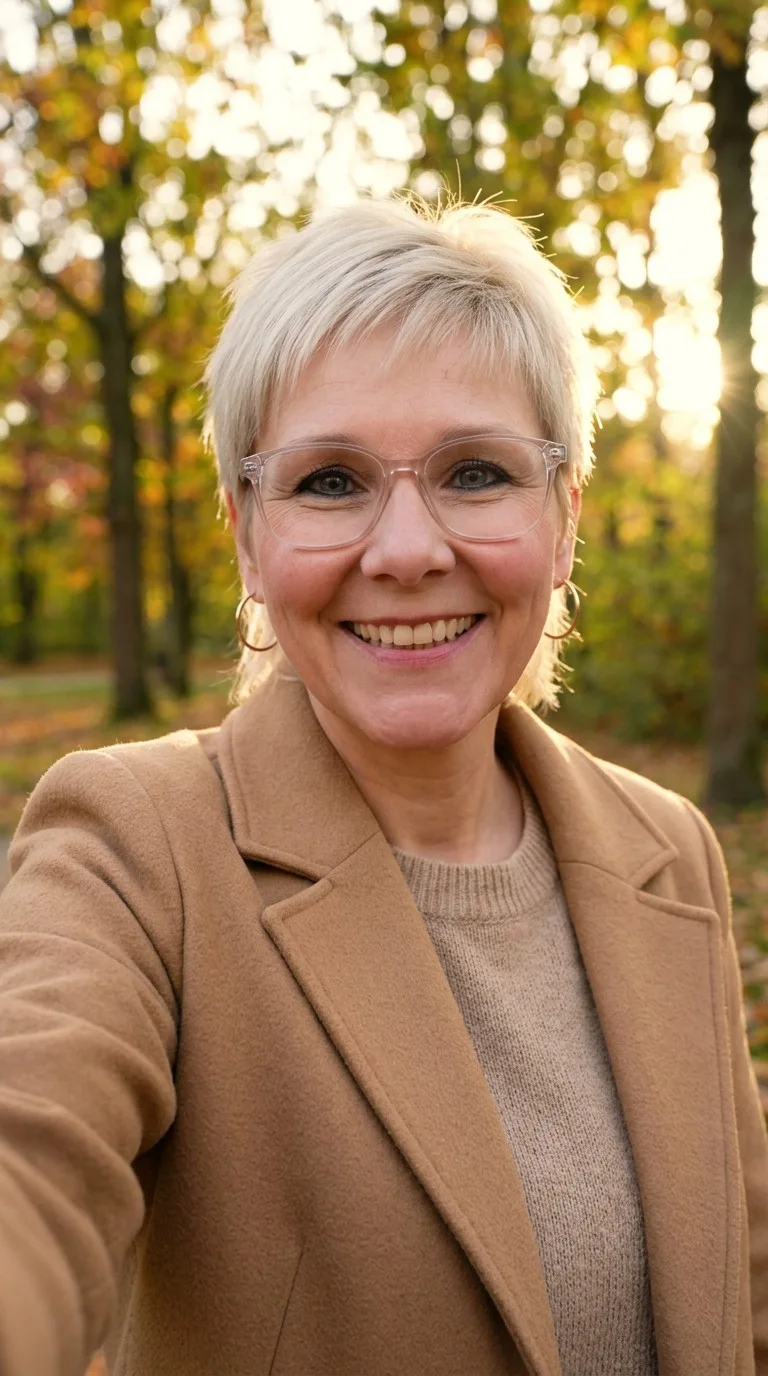 Verena Franke im Freien