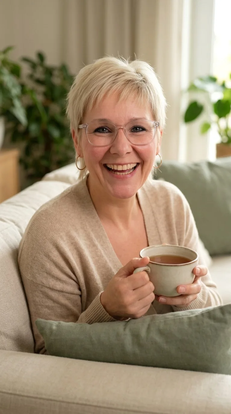 Verena Franke am Laptop